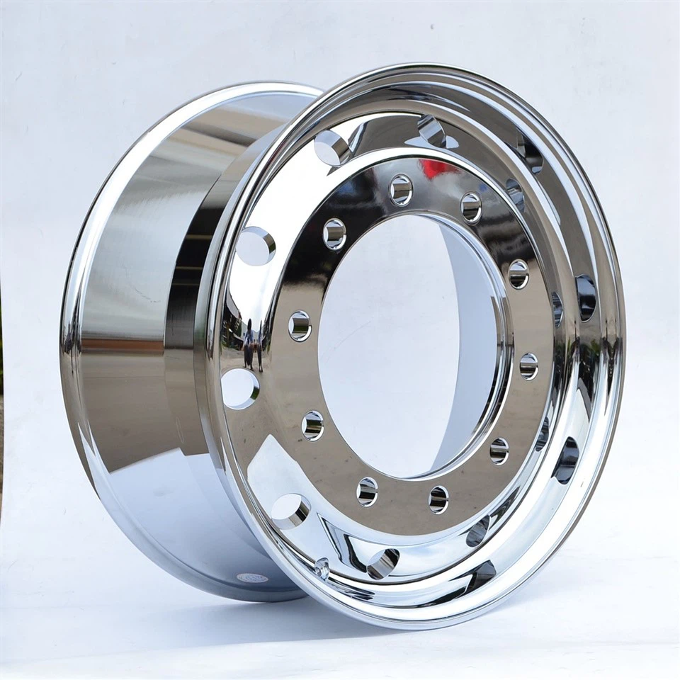 Mirror Polished Forged Aluminum Trucks And Trailer Wheels With Good Quality And Made in China Rim